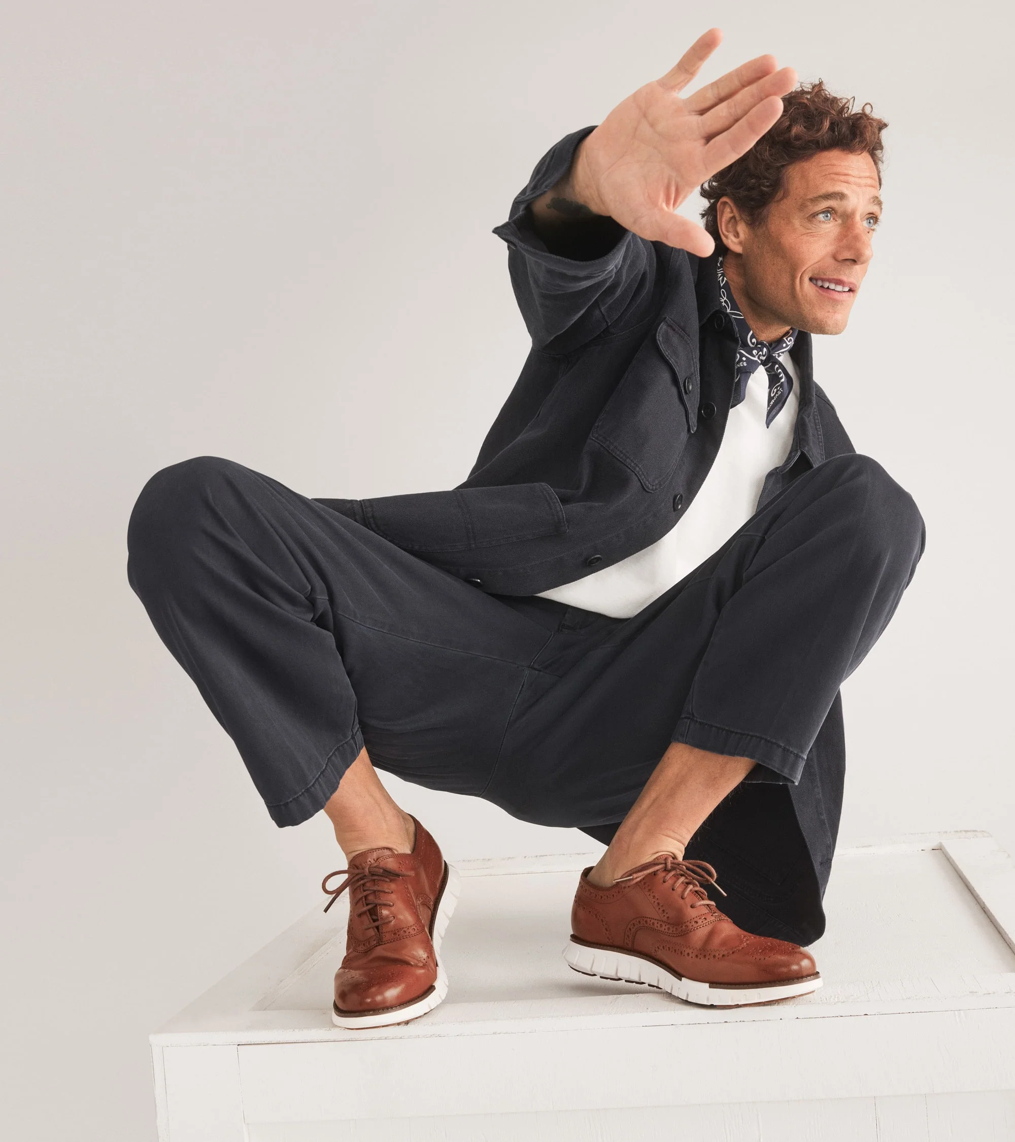 Men's ZERØGRAND Remastered Wingtip Oxford - Image 8