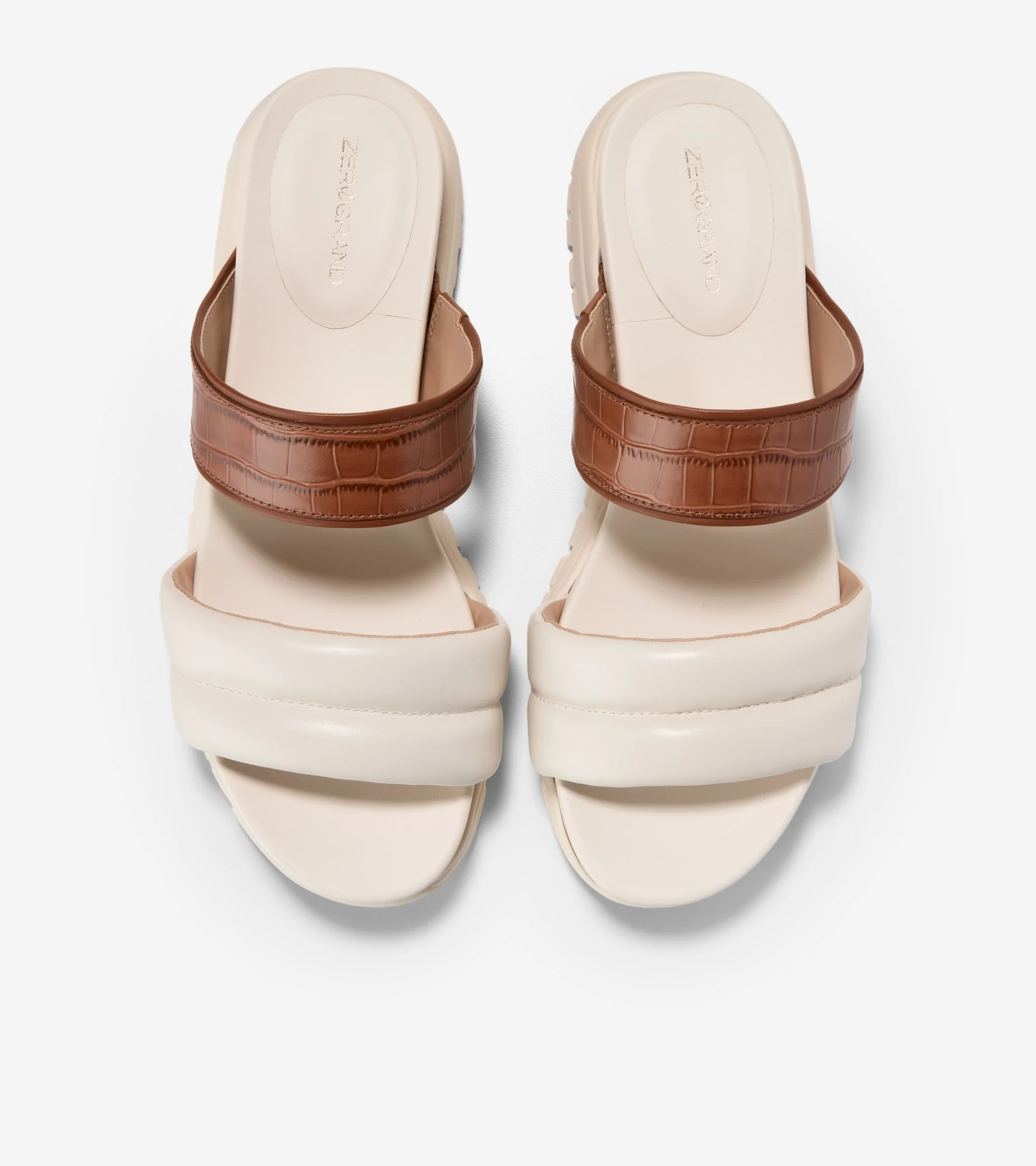 Women's ZERØGRAND Double Band Slide Sandals - Image 4